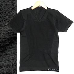 新品 TULTEX AITOZ タルテックス アイトス 汗冷え対策に最適!! 伸縮性抜群 男女兼用 半袖 ドライメッシュ アンダーシャツ フリーサイズ ブラック