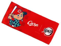 【極美品】広島東洋カープ 鬼滅の刃 コラボユニフォーム 煉獄杏寿郎 Oサイズ 広島東洋カープx鬼滅の刃 2021限定コラボユニフォーム/レプリカ