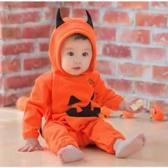 ハロウィン halloween コスプレ 衣装 子供 かぼちゃ着ぐるみ コスプレ