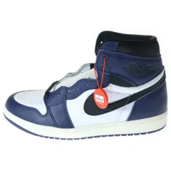 NIKE (ナイキ) AIR JORDAN 1 RETRO HIGH OG MIDNIGHT NAVY DZ5485-401 エア ジョーダン1 レトロ ミッドナイト ハイカットスニーカー ネイビー/ホワイト US9.5/27.5cm