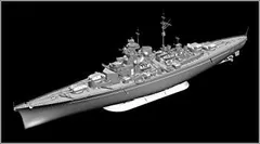 中古】ドイツレベル 1/350 ドイツ海軍戦艦 ビスマルク プラモデル  