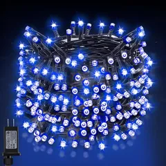 Dalugo LED イルミネーションライト ストリングライト ストレート クリスマスツリーライト 20M 200LED 複数連結可 8点灯モード 記憶/タイマー機能 クリスマス飾り ライト クリスマス電飾 屋外 IP44防水 キャンプ用 フェアリーライト 0