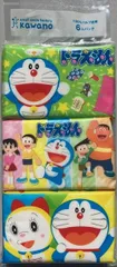 【3セット】 ドラえもんミニポケット６Ｐ 【 河野製紙 】 【 ティッシュ 】