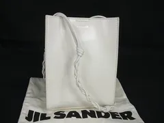 ■新品■未使用■ JIL SANDER　ジルサンダー レザー クロスボディ ショルダーバッグ ポシェット レディース ホワイト系 AT7510 のサムネイル