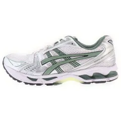 ASICS (アシックス) GEL-KAYANO14 ゲルカヤノ メッシュ ローカットスニーカー シューズ ホワイト/グリーン US8/26cm 1201A019-107