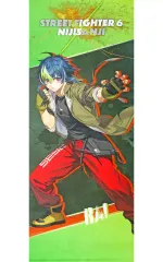 【中古】タペストリー 伊波ライ ほぼ等身大タペストリー 「カプくじ ストリートファイター6×にじさんじ コラボくじ 第2弾」 S-4賞