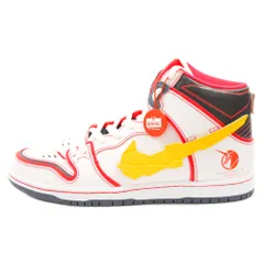 NIKE SB (ナイキエスビー) 21AW×Gundam Unicorn DUNK HIGH PRO QS Unicorn DH7717-100×ガンダムユニコーン ダンクハイ プロ ユニコーン ハイカットスニーカーUS8.5/26.5cmのサムネイル