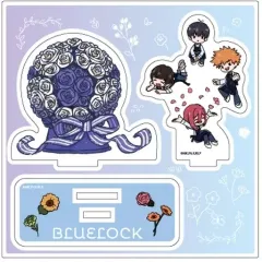 【中古】アクリルスタンド・アクリルパネル 01.花ver. デザインA(グラフアートイラスト) アクリルフィギュアプレート 「ブルーロック」