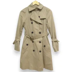 良品 BURBERRY BLUE LABEL バーバリーブルーレーベル ノバチェックライナー付き トレンチコート サイズ38 ベージュ レディース 古着 中古 USED