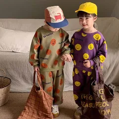 セットアップ キッズ 兄妹 子供服 女の子 男の子 tシャツ 長袖 ロングパンツ おしゃれ 可愛い ベビー服 春秋 ジャージ 上下セット スポーツ トップス ボトムス