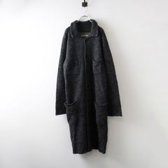 【美品】アトリエダンタン　リネン100% カーディガン　ネイビー 美品】アトリエダンタン リネン100% カーディガン ネイビー
