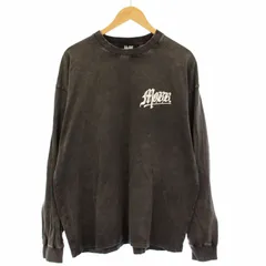 モブ MOBB OLD OG PIGMENT L/S T-SHIRT Tシャツ カットソー 長袖 バックプリント L ブラック /TK ■MT ■GY18