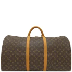ルイヴィトン LOUIS VUITTON ボストンバッグ キーポル 60 モノグラムキャンバス モノグラム ゴールド金具 茶 鍵/パドロック欠品  M41422 MI0041【中古】