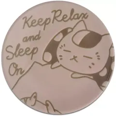 【中古】皿・茶碗 ニャンコ先生(ピンク) プレート 「一番くじONLINE 夏目友人帳 ぬくぬくSLEEPYニャンコ先生」 H3賞