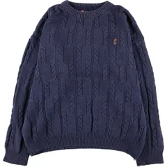 古着 90年代 ラルフローレン Ralph Lauren CHAPS チャップス コットンニットセーター USA製 メンズXL ヴィンテージ/eaa363810