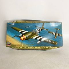 プラモデル　P-51B　MUSTANG/MALCOLM HOOD　1/72　ムスタング／マルコムフード　ハセガワ　Hasegawa　未組立　説明書付　SP108