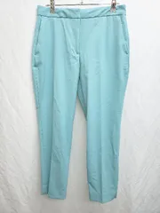 ◇ Θ ZARA ザラ シンプル スラックス カラー パンツ EUR38 USA6 ブルー系 レディース P  【1409250001802】