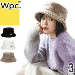 wpc w.p.c 帽子 ONDOO ボアバケットハット レディース メンズ 秋冬 防寒 暖かい もこもこ おしゃれ ブランド 大きいサイズ 黒 白 ブラック ホワイト ベージュ NF001