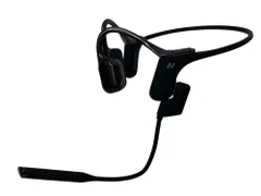 AVIOT (アヴィオット) 骨伝導 ヘッドセット  ブルブームマイク同梱 ランニング イヤホン WB-E1M ブラック 家電/045