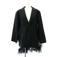 VIVIANO 23aw / BACK TULLE TRIMMED BLAZER