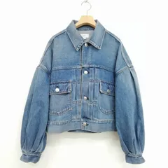 ハイク HYKE BALLOON SLEEVE DENIM JACKET TYPE2 バルーン スリーブ デニム ジャケット 美品 1 インディゴブルーのサムネイル