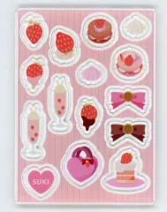 【中古】ディスプレイ・カスタム用アイテム ピンク アクリルパーツセット 「キャラ福くじONLINE apicolle #わたしの推しがいちばん いちご」 D-2賞