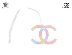 シャネル ノベルティ CCバッグチャーム 2019 バレンタイン限定 ココマーク ドット柄 パステルカラー CHANEL【New 新品】