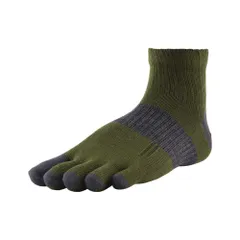 ☆ グリーン/チャコール ☆ L(26-28cm) ☆ アールエル RｘL メリノウールランニングソックス MWS5002 靴下 5本指 ソックス 5本指ソックス アールエル RｘL メリノウール ランニングソックス ユニセックス スポーツソックス 通気性