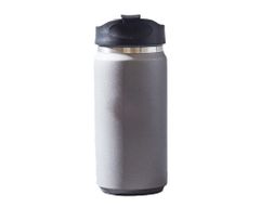 【新品未使用】らっと 蓋つき タンブラー 350ml グレー ギフト 保温 保冷 ステンレス 耐熱 おしゃれ ふた付き プレゼント 水筒