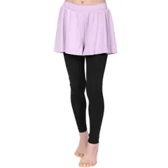 【話題】[HEAZEL] ヘーゼル 全12色柄 キッズ スカート付きレギンス 子供 ラッシュガード レギンス キュロット スパッツ 水着 UVカット98％ UPF50+