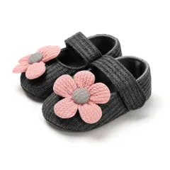 ☆ ブラック ☆ 13cm ☆ ベビー シューズ ベビー シューズ くつ ベビーシューズ 靴 ベビー靴 運動靴 子供靴 男の子 女の子 滑り止め すべり止め 歩きやすい 花 かわいい 可愛い ベビー用品 赤ちゃん 出産祝い ギフト 贈りもの お散歩 贈り物