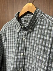 Eddie Bauer(エディーバウアー) グレー×ブルー×ホワイト シャツ サイズL 古着