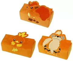 【中古】ティッシュケース・ティッシュカバー 全3種セット プレミアムティッシュボックスカバー～ロコン/アチャモ/ガーディ～ 「ポケットモンスター」