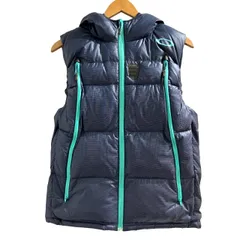 オークリー OAKLEY RIPPED DOWN VEST ダウンベスト ジャケット フーディー 紺 ネイビー L