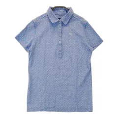 サイズ：M CALLAWAY SELECT キャロウェイ セレクト  半袖ポロシャツ 総柄 ブルー系 [240101411769] ゴルフウェア レディース ストスト