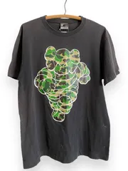 アベイジングエイプ×KAWS コラボ 半袖トレーナー S A BATHING APE KAWS アベイシングエイプ カウズ 半袖Tシャツ