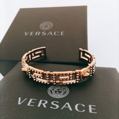 【新品未使用】VERSACE カフ ブレスレット グレカ メデューサ