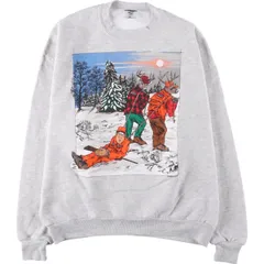 古着 90年代 ジャージーズ Jerzees プリントスウェットシャツ トレーナー USA製 メンズXL相当 ヴィンテージ/eaa582203