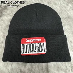 ⭐︎値下げ⭐︎ Supreme シュプリーム ゴンズ ロゴ ビーニー ニット帽 2025年最新】supreme ゴンズ ニット帽の人気アイテム - メルカリ