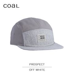 COAL コール  帽子 PROSPECT OFF WHITE キャップ グレー メンズ レディース