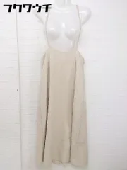 ◇ natural couture NICE CLAUP キャミソール ワンピース サイズF ベージュ系 レディース  【中古】 【1111150003342】のサムネイル