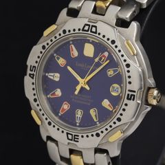 極美品/稼働 ルイラセール ダイバーズウォッチ 国際信号旗デザイン 26 