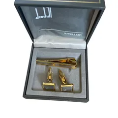 未使用　dunhill　ダンヒル　カフス　ネクタイピン　ケース付き　箱付き 未使用 dunhill ダンヒル カフス ネクタイピン ケース付き 箱