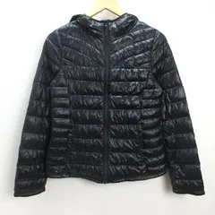 G■ユニクロ/UNIQLO プレミアムウルトラライトダウンジャケット【M】黒/LADIES/4【中古】■