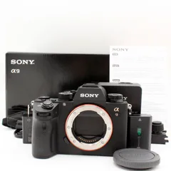 美品SONY α9 ミラーレス一眼 純正電池2個ストラップ新品 ILCE-9M2 ミラーレス一眼カメラ α9 II ILCE9M2 [ボディ単体