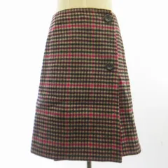 イエナ IENA 美品 Wフェイスリバーシブル ミッドカーフスカート ラップスカート ピンク系 36 S 117-060-900-8021-3-0