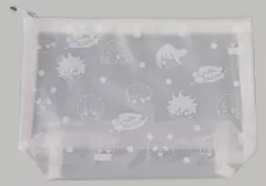 【中古】バッグ 集合(ホワイト) クリアポーチ 「セガ ラッキーくじ 呪術廻戦 SPLASH×BATTLE Re：」 F賞