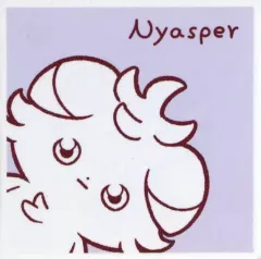 【中古】食玩 ステッカー・シール ニャスパー(正面) 「ポケピースウエハースチョコ」