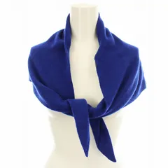 アドーア ADORE ASAUCE MELER アソースメレ カシミヤ ニット ストール マフラー 青 ブルー /☆Gのサムネイル