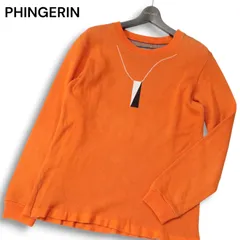 PHINGERIN フィンガリン 【FD ICE KNIT】 通年 デザイン プルオーバー ニット セーター Sz.S　メンズ 日本製のサムネイル